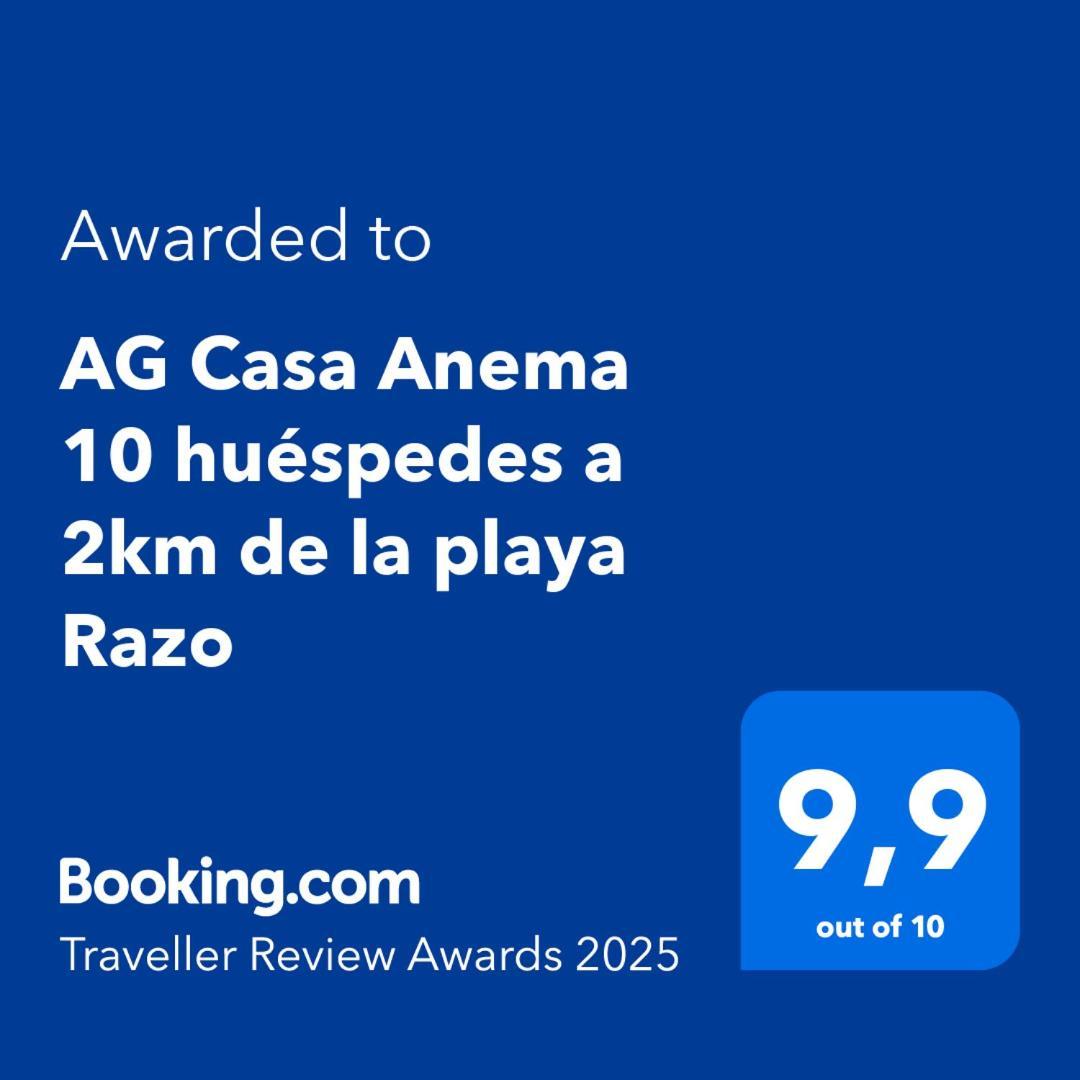 Ag Casa Anema 10 Huespedes A 2Km De La Playa Razo Vila Corunha Exterior foto